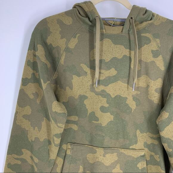 All in Motion Men's Cotton Fleece Pullover Hoodie Kangaroo Pocket Size Small - Picture 3 of 5